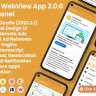 WebDroidX - Android WebView App with Admin Panel